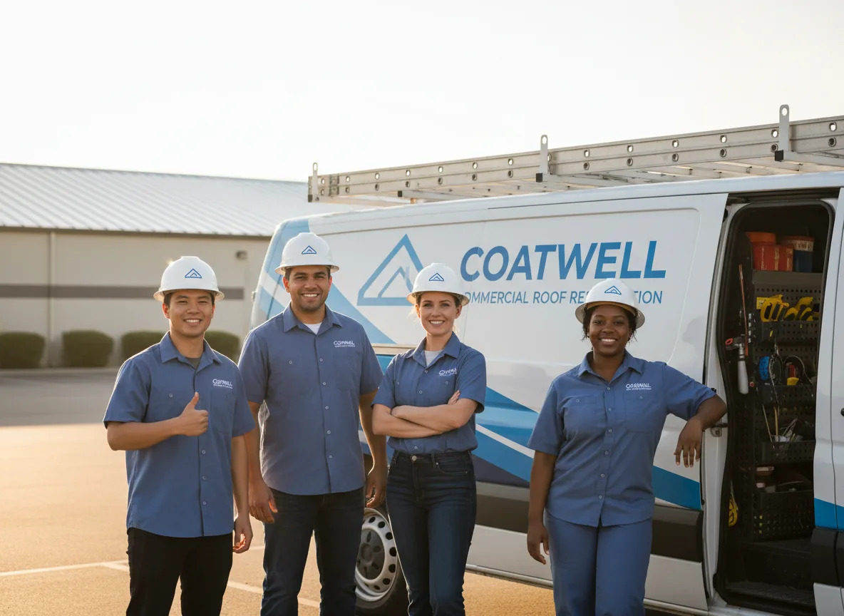 Commercial roof coating company in Bland, VA